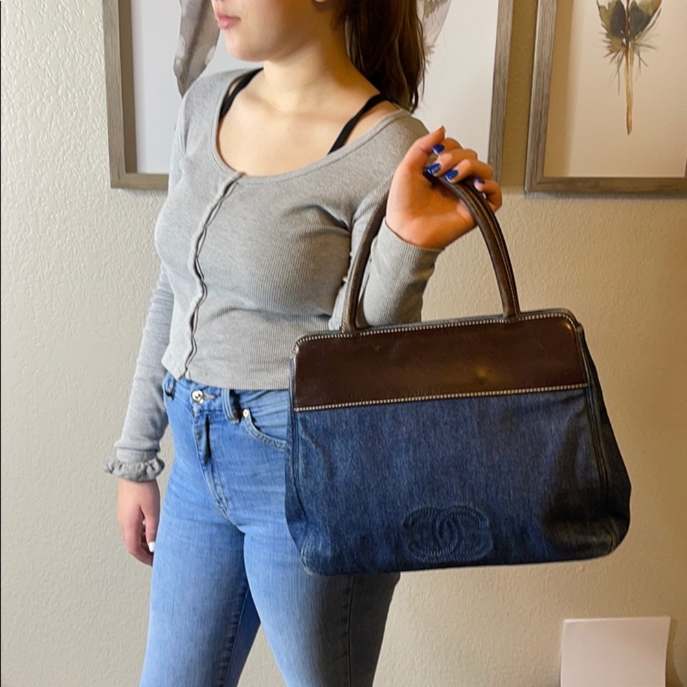 Authentic Chanel Denim Handbag - Picture 10 of 10